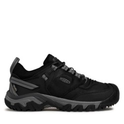 Trekkingschuhe Keen Ridge Flex Wp M 1024916 Schwarz
