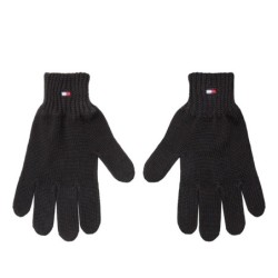 Kinderhandschuhe Tommy Hilfiger Small Flag AU0AU01657 Schwarz