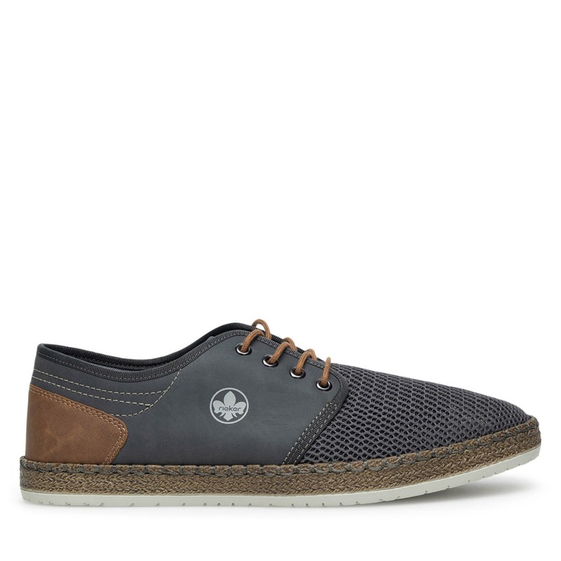 Halbschuhe Rieker B5249-45 Grau