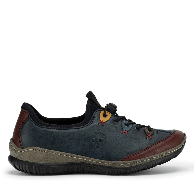 Halbschuhe Rieker N3271-35 Blau
