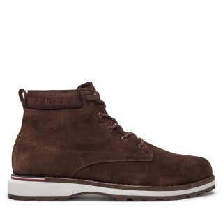 Schnürschuhe Tommy Hilfiger Corporate FM0FM05147 Braun