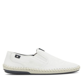 Halbschuhe Rieker B4551-81 Weiß