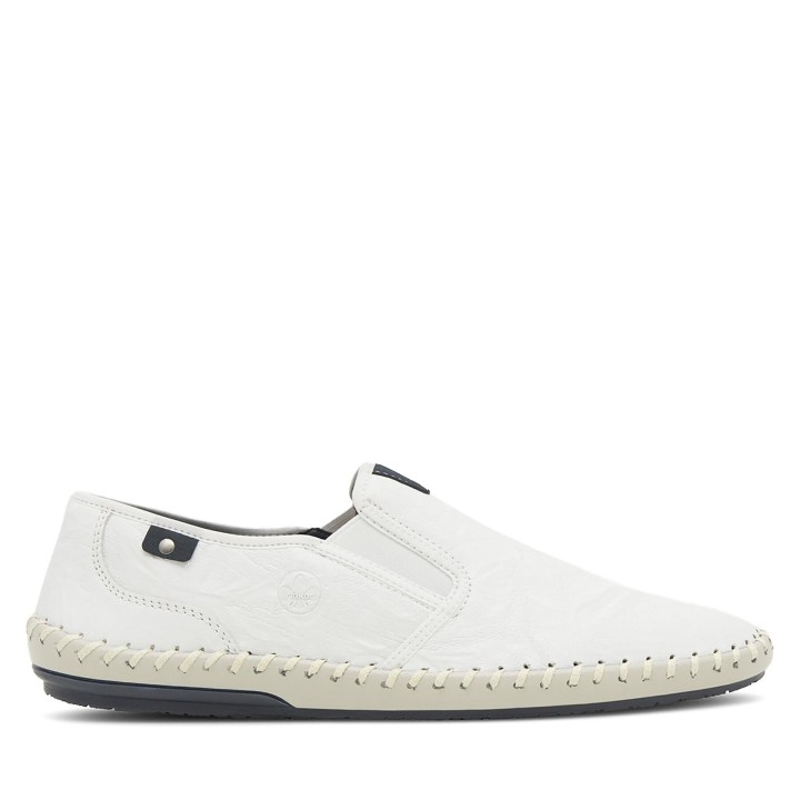 Halbschuhe Rieker B4551-81 Weiß