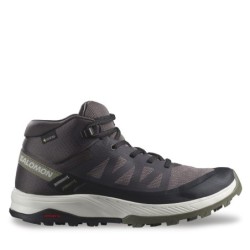 Trekkingschuhe Salomon Outrise Mid Gtx W GORE-TEX L47160700 Schwarz