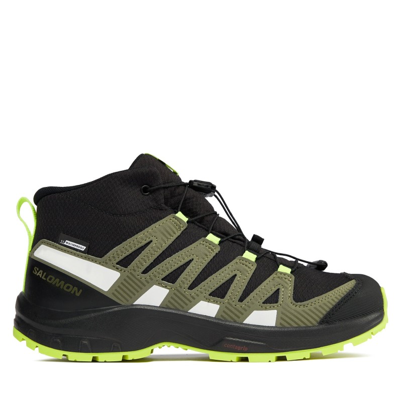 Trekkingschuhe Salomon Xa Pro V8 Mid Climasalomon™ Waterproof L47289400 Schwarz