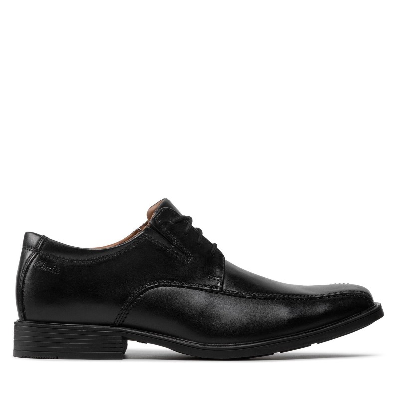 Halbschuhe Clarks Tilden Walk 261103107 Schwarz