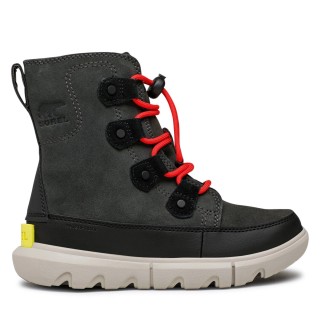 Schneeschuhe Sorel Youth Sorel Explorer Lace Wp NY4897-093 Schwarz