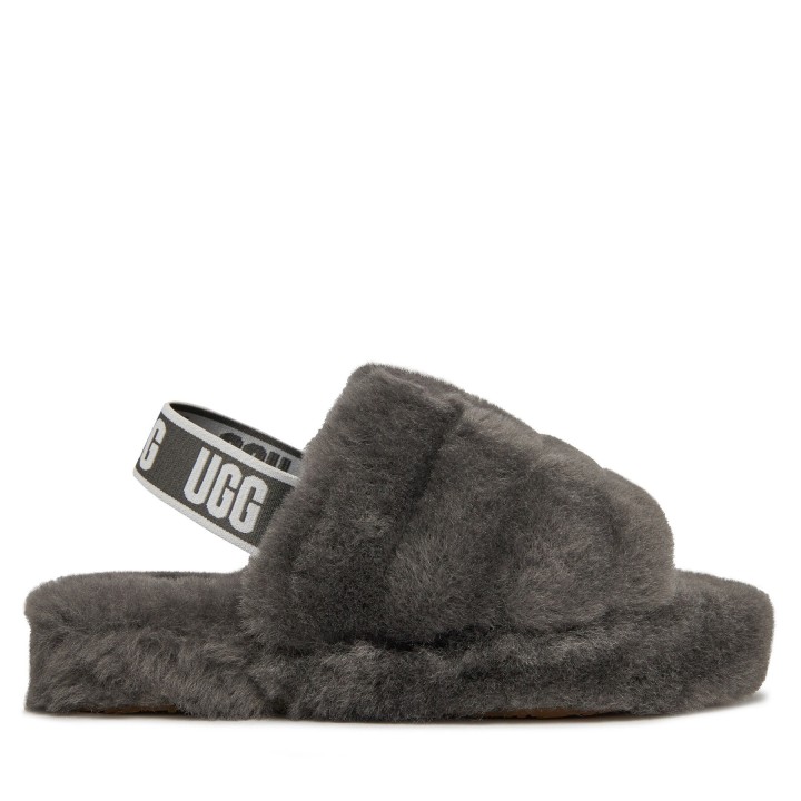 Hausschuhe Ugg K Fluff Yeah Slide 1098494K Grau