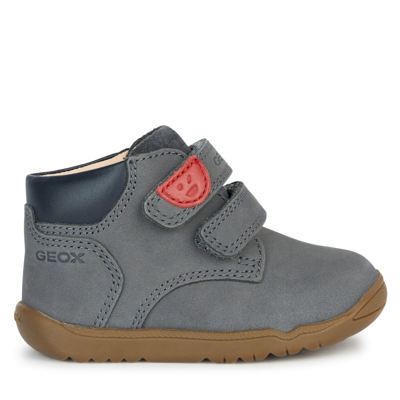 Schnürschuhe Geox B Macchia Boy B164NC 03285 C9004 Grau