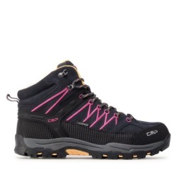 Trekkingschuhe CMP Kids Rigel Mid Trekking Shoes Wp 3Q12944J Schwarz