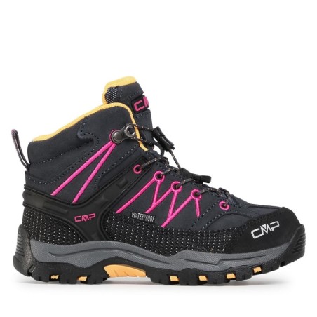 Trekkingschuhe CMP Kids Rigel Mid Trekking Shoe Wp 3Q12944 Schwarz