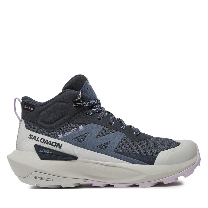 Trekkingschuhe Salomon Elixir Activ Mid Gore-Tex L47457400 Grau
