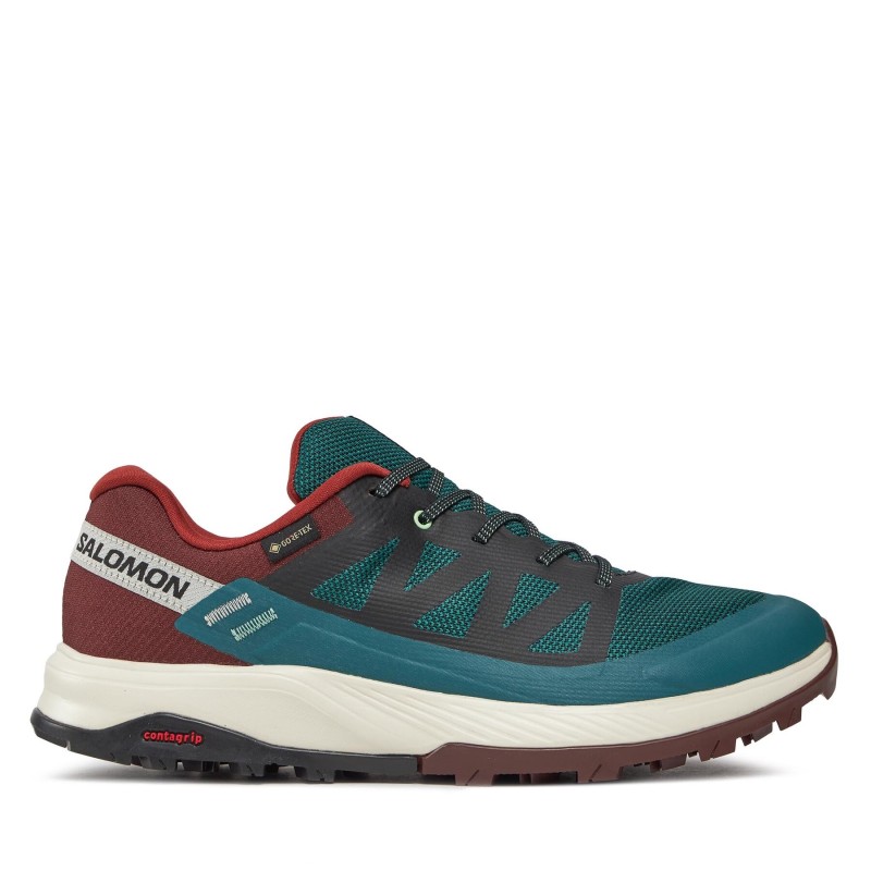 Trekkingschuhe Salomon Outrise Gtx L47142100 Grün