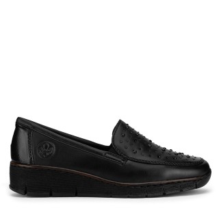 Halbschuhe Rieker 53752-00 Schwarz