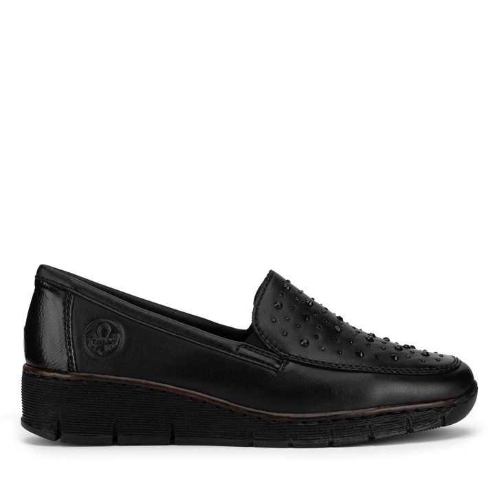 Halbschuhe Rieker 53752-00 Schwarz