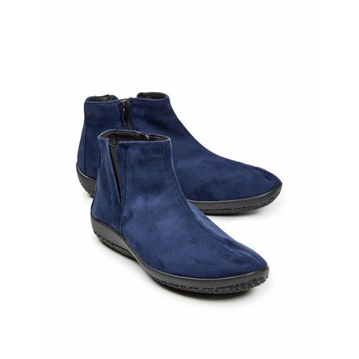 Hallux-Stiefelette Samtweich