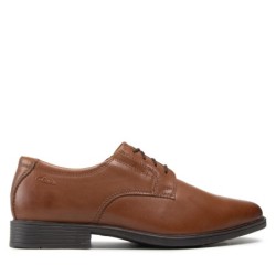 Halbschuhe Clarks Tilden Plain 261300977 Braun