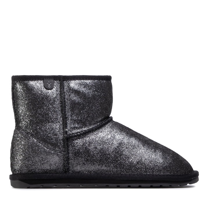 Schneeschuhe EMU Australia Wallaby Mini Metallic Teens T12358 Schwarz