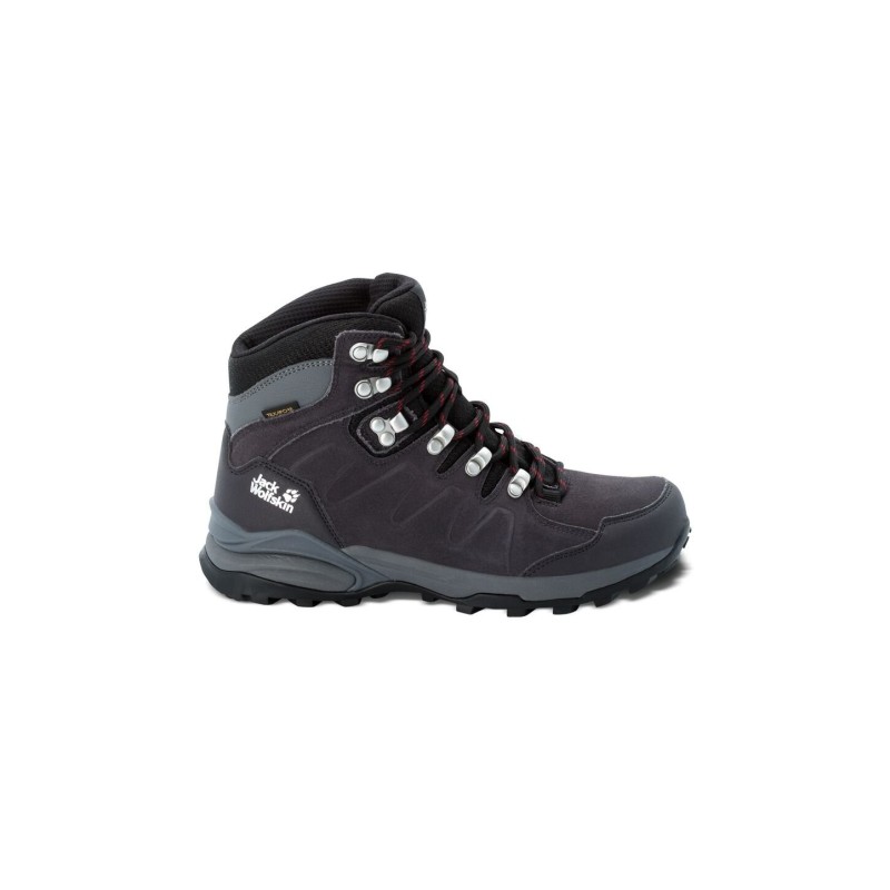 Jack Wolfskin Refugio Texapore Mid Women Wasserdichte Wanderschuhe Damen 42 miscellaneous,grey,purple Dark Steel / Purple