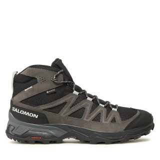 Trekkingschuhe Salomon X Ward Leather Mid GORE-TEX L47181700 Grau
