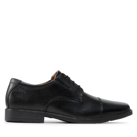 Halbschuhe Clarks Tilden Cap 261103097 Schwarz