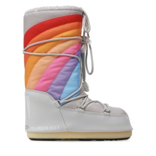 Schneeschuhe Moon Boot Icon Rainbow 14027700002 Grau