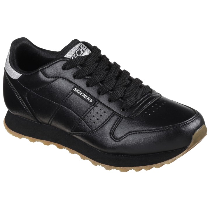 Skechers Sneaker "OG 85 - OLD SCHOOL COOL vegan", Freizeitschuh, Halbschuh, Schnürschuhmit Glitzer