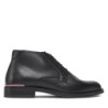Schnürschuhe Tommy Hilfiger Core Rwb Hilfiger Lth L Boot FM0FM04804 Schwarz
