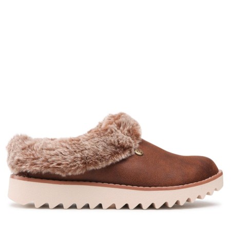 Hausschuhe Skechers BOBS Winter Rock 113423/BRN Braun