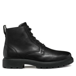 Schnürschuhe Geox U Spherica Ec7 U46FRC 00043 C9999 Schwarz