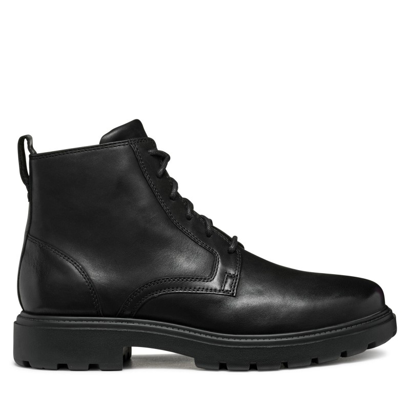 Schnürschuhe Geox U Spherica Ec7 U46FRC 00043 C9999 Schwarz
