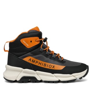 Schnürschuhe Geox J Flexyper Plus Boy J46LCA 0FU50 C9291 M Grau