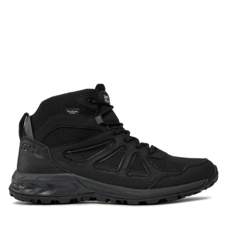 Trekkingschuhe Jack Wolfskin Woodland 2 Texapore Mid M 4051261 Schwarz