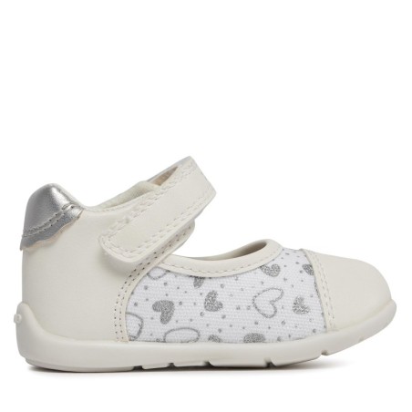 Halbschuhe Geox B Elthan Girl B451QA 0AW54 C0007 Weiß