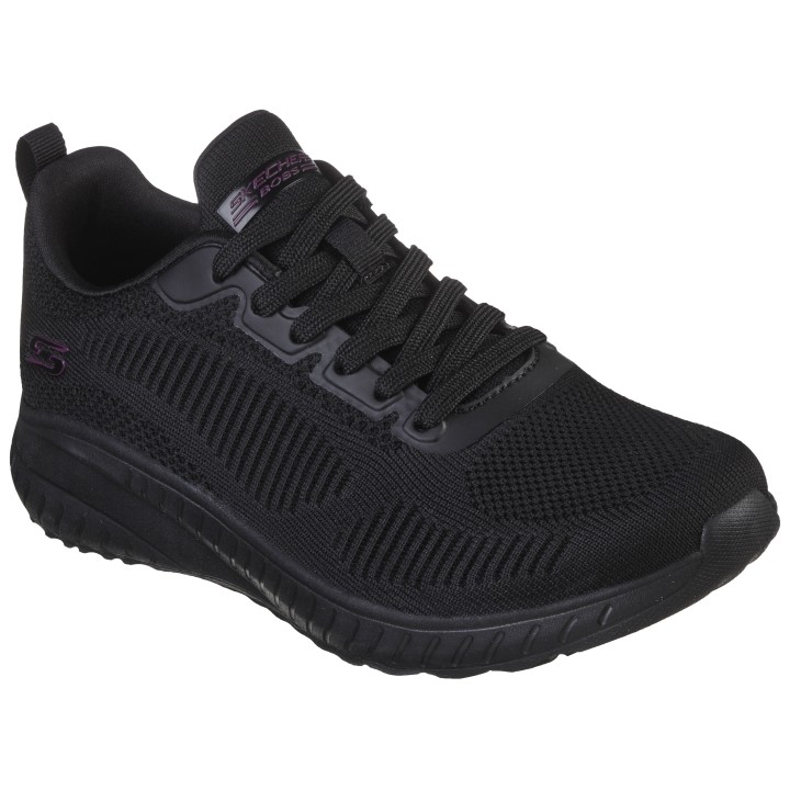 Skechers Sneaker "BOBS SQUAD CHAOS - FACE OFF", Freizeitschuh, Halbschuh, Schnürschuh Maschinenwäsche, G-Weite