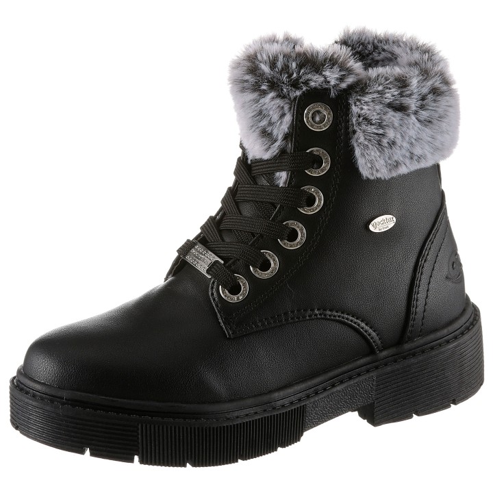 Dockers by Gerli Winterstiefel, mit Fellimitat am Schaftrand
