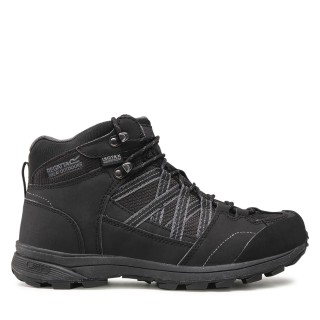 Trekkingschuhe Regatta Samaris II Mid RMF539 Schwarz