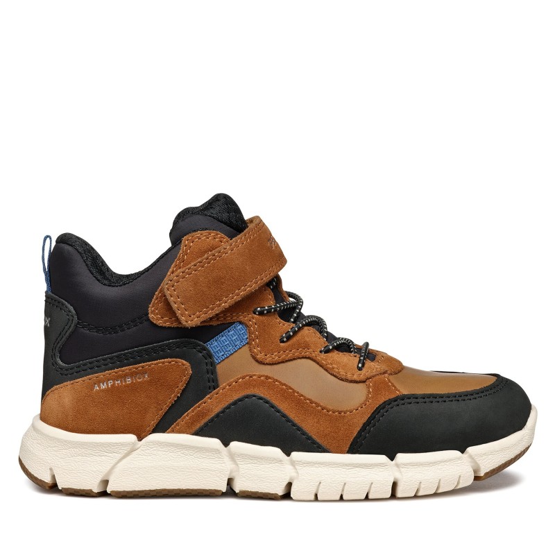 Schnürschuhe Geox J Flexyper Boy B Abx J269XA 0ME22 C0275 M Braun