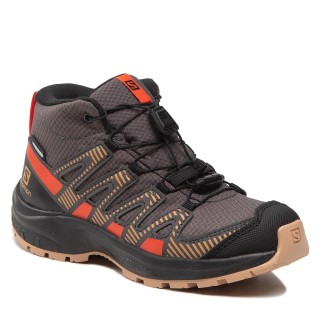 Trekkingschuhe Salomon Xa Pro V8 Mid Cswp J 417285 09 W0 Grau