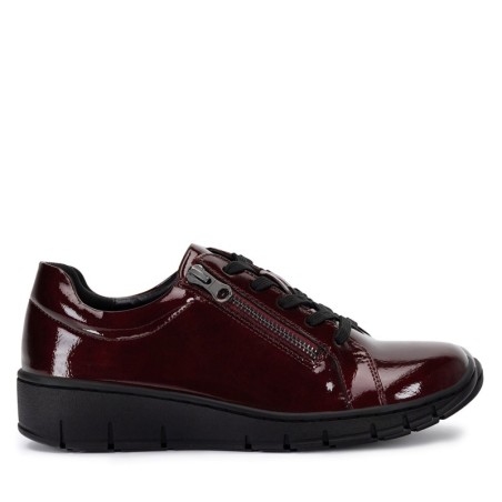 Halbschuhe Clara Barson CLAIRE WS6075-16 Dunkelrot