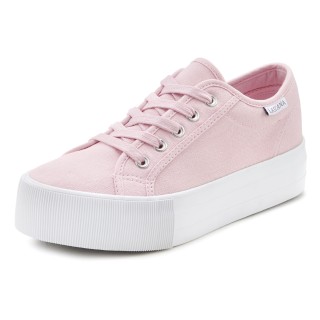 LASCANA Sneaker, Schnürhalbschuh, Freizeitschuh aus Textil mit Plateausohle