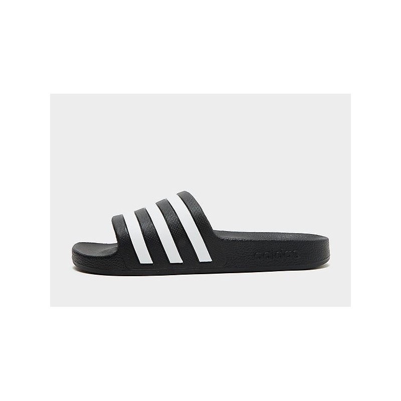 adidas Adilette Aqua Slides - Black - Womens, Black