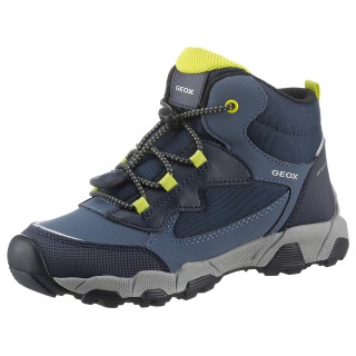 Geox Sneaker "J MAGNETAR BOY B ABX", Trekkingboots, Schnürboots, Kindergartenschuh mit Schnellverschluss