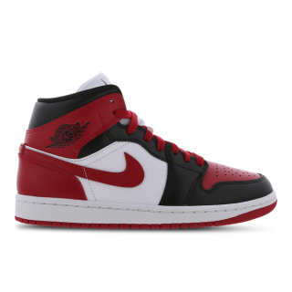 Jordan 1 Mid Damen Schuhe - Schwarz - Größe: 37.5 - Polyester - Foot Locker