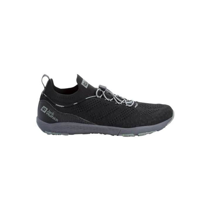 Jack Wolfskin Spirit Knit Low Men Regenerations-Schuhe Herren 46 grey,black Phantom