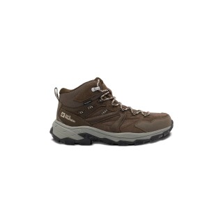 Jack Wolfskin Vojo Tour Backlength Texapore Mid Men Wasserdichte Wanderschuhe Herren 45 brown cold coffee
