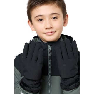 Jack Wolfskin Highloft Glove Kids Softshell-Handschuhe Kinder 116 black black