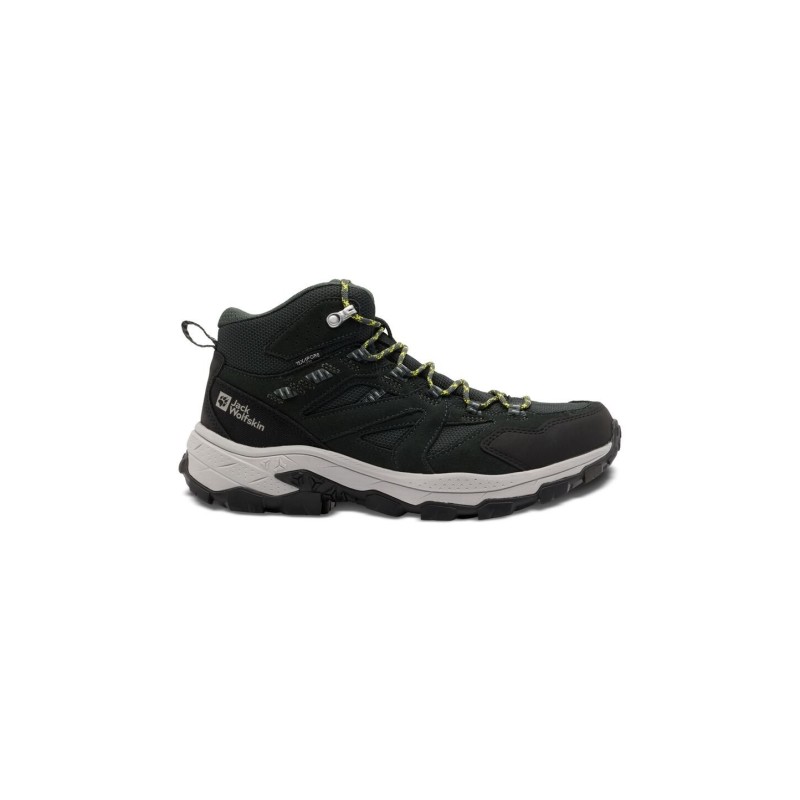 Jack Wolfskin Vojo Tour Texapore Mid Men Wasserdichte Wanderschuhe Herren 45.5 green black forest