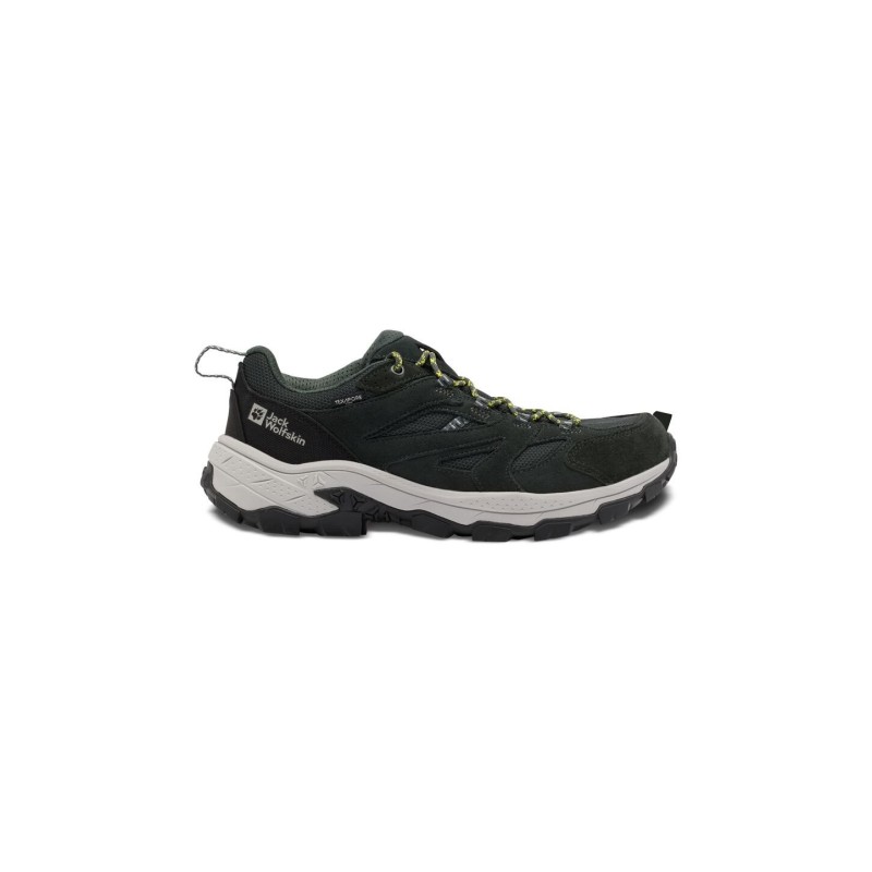 Jack Wolfskin Vojo Tour Texapore Low Men Wasserdichte Wanderschuhe Herren 45.5 green black forest