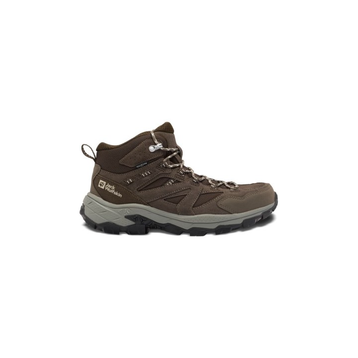 Jack Wolfskin Vojo Tour Texapore Mid Men Wasserdichte Wanderschuhe Herren 40 brown cold coffee